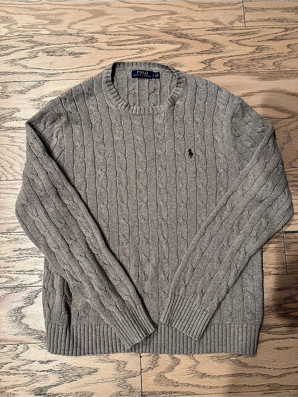 Polo Ralph Lauren Cable-Knit Cotton Crewneck Sweater Crewneck Sweater